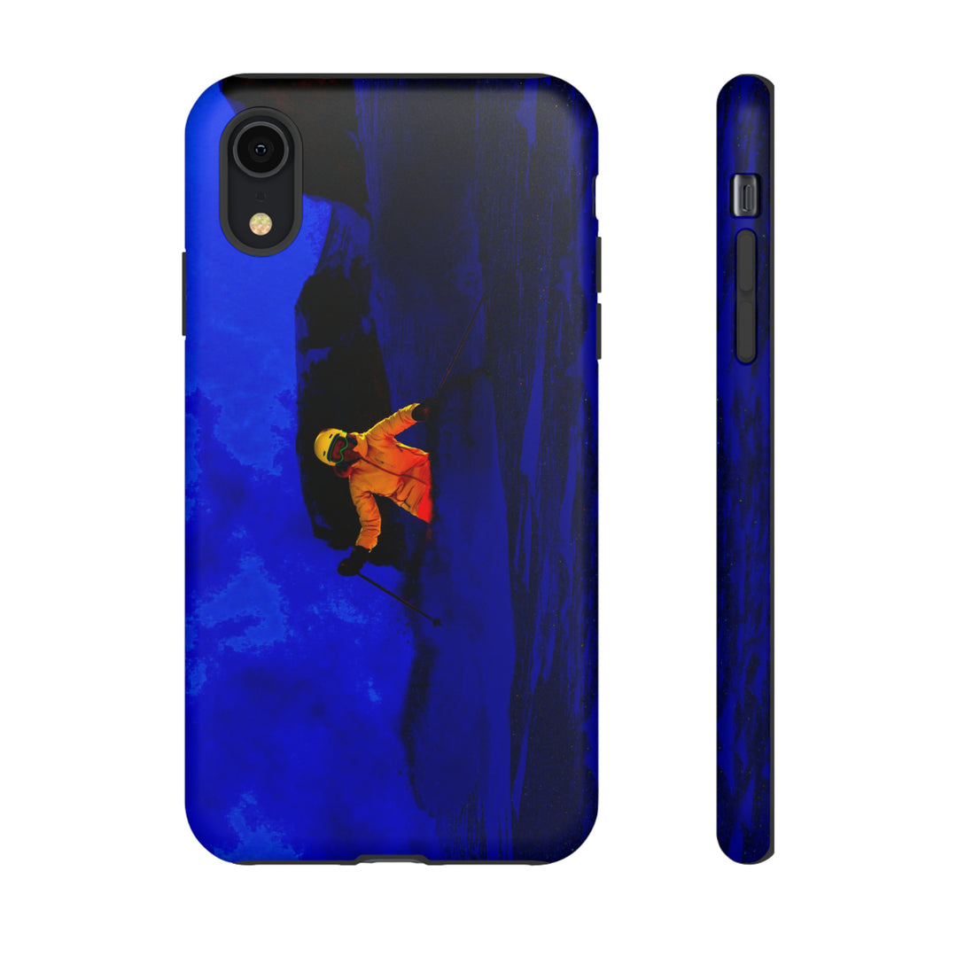 Cute IPhone Case | iPhone 15 Case | iPhone 15 Pro Max Case, Iphone 14 Case, Iphone 14 Pro Max Case IPhone Case for Art Lovers, Skier Mountain Night - Studio40ParkLane