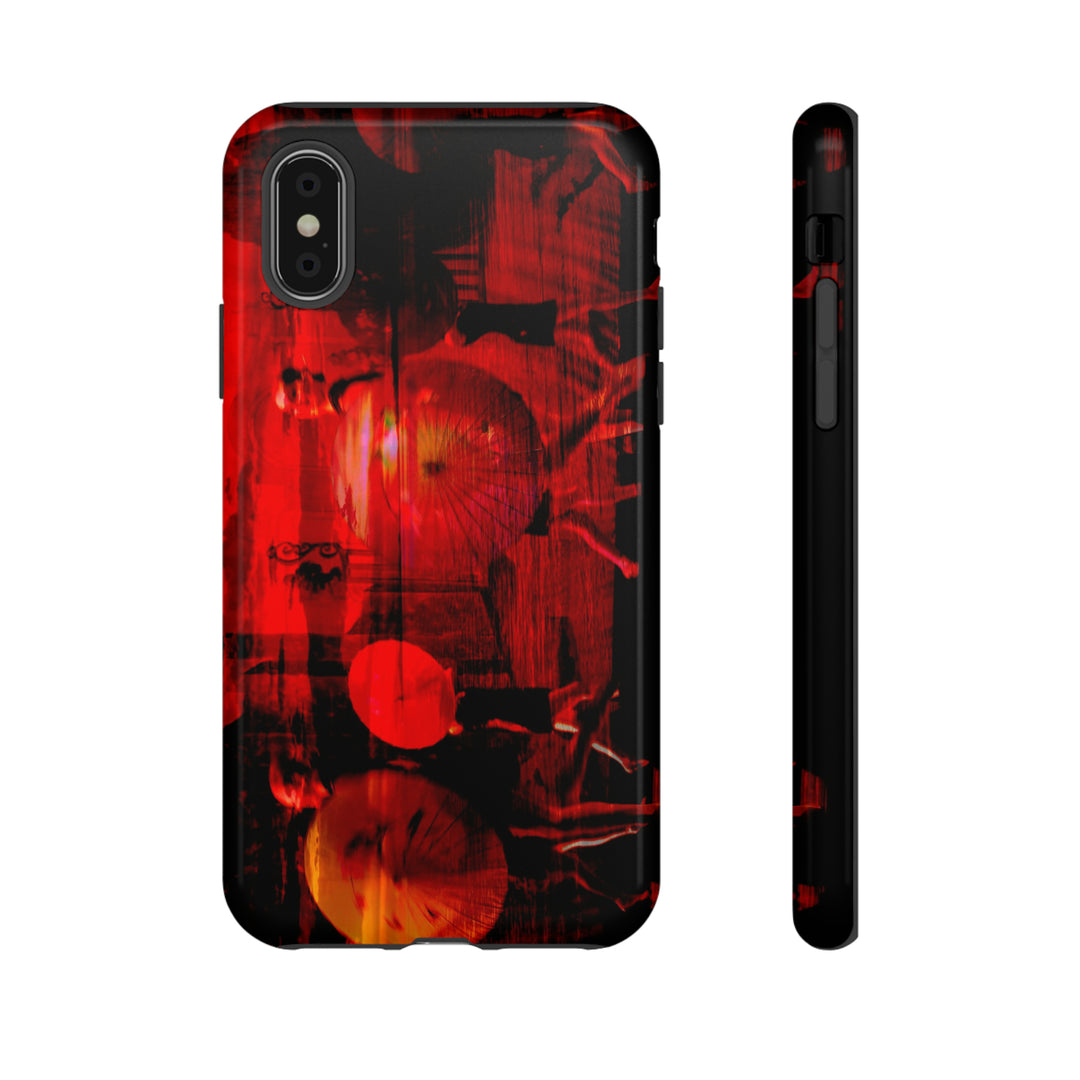 Cute IPhone Case | iPhone 15 Case | iPhone 15 Pro Max Case, Iphone 14 Case, Iphone 14 Pro Max Case IPhone Case for Art Lovers, Sunset Dance Red - Studio40ParkLane
