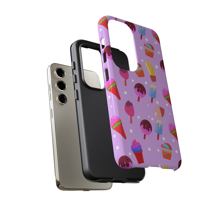 Cute Samsung Case | Cool Iphone Case | Summer Pink Ice - Cream, Samsung S24, S23, S22, S21, IPhone 15 Case | Iphone 14 Case, Iphone 13 Case - Studio40ParkLane