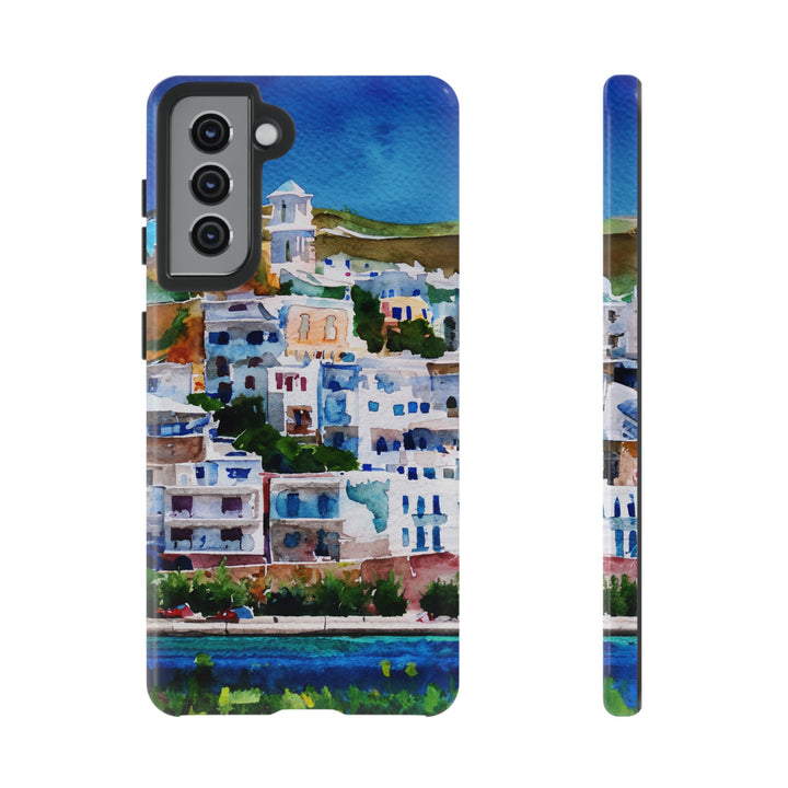 Impact Resistant, Greece House, Cute Phone Cases for Samsung S24, S23, S22, S21, IPhone 15 pro Iphone 14 pro Iphone 13 IPhone 12 Iphone 11 - Studio40ParkLane