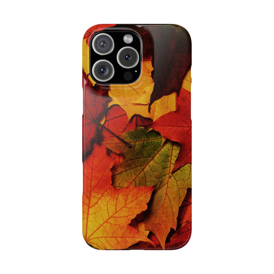 Autumn Fall Leaves Gift Cute Phone Cases for Iphone 16 | iPhone 15 Case | iPhone 15 Pro Max Case, Iphone 14, Iphone 14 Pro Max, Iphone 13, Slim Mom Dad Gift