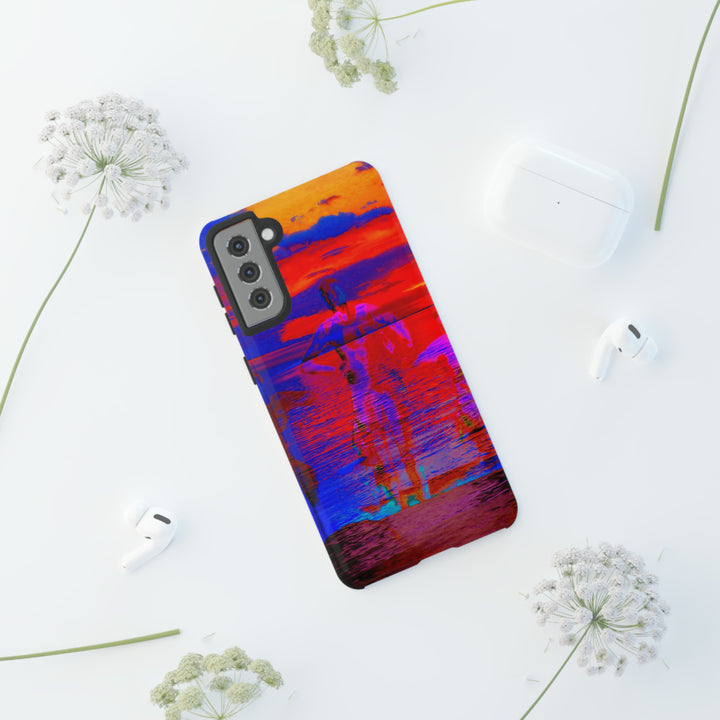 Cute Samsung Phone Case | Aesthetic Samsung Phone Case | Dance Sunset Colorful | Galaxy S23, S22, S21, S20 | Luxury Double Layer | Cool - Studio40ParkLane