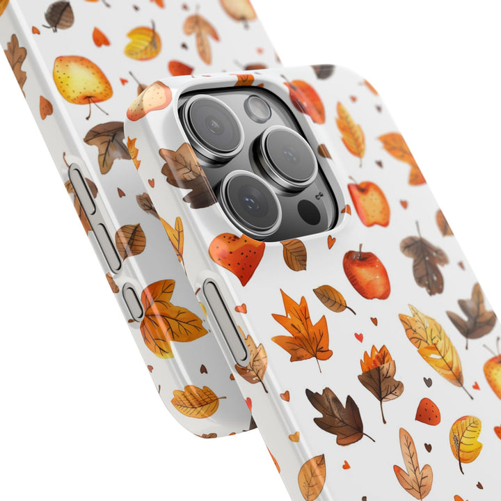 Slim Fall Autumn Leaves Gift for Her Cute Phone Cases for Iphone 16 | iPhone 15 Case | iPhone 15 Pro Max Case, Iphone 14, Iphone 14 Pro Max, Iphone 13, Slim - Studio40ParkLane