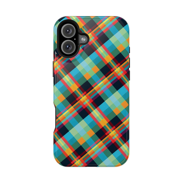 Checkered Plaid Magsafe Gift for Her Cute Phone Case for Iphone, | iPhone 16 | iPhone 15 Pro Max, Iphone 14 Pro Max, 13 12 11 10 9 8 7 - Studio40ParkLane
