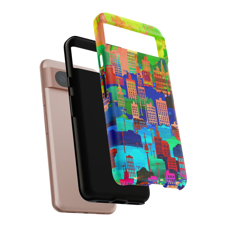 Cute Samsung Case | Cool Iphone Case | Summer City Skyline, Samsung S24, S23, S22, S21, IPhone 15 Case | Iphone 14 Case, Iphone 13 Case - Studio40ParkLane