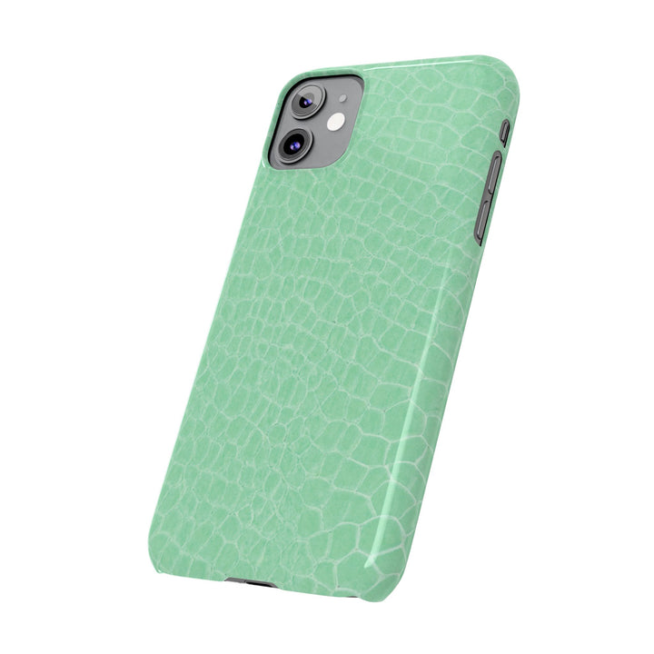 Slim Non Leather Mint Color Pattern Gift for Her Cute Phone Cases for Iphone 16 Pro Max | iPhone 15 Case | iPhone 15 Pro Max Case, Iphone 14, 13, 12, 11, 10, 8, 7 - Studio40ParkLane
