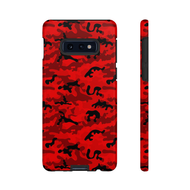Impact Resistant, Red Camo Camouflage, Cute Phone Cases for Samsung S24, S23, S22, S21, IPhone 15 pro Iphone 14 pro Iphone 13 IPhone 12 Iphone 11 - Studio40ParkLane