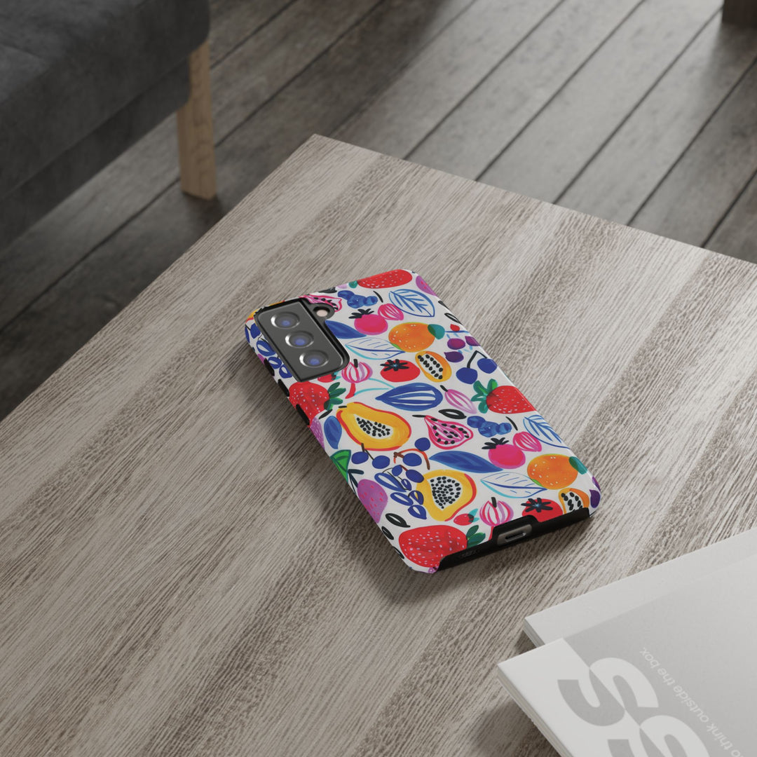 Premium Tough Summer Fruit Collage Gift for Her Cute Phone Cases for Samsung and Iphone, 16, 15, 14, S24, S23, S22, S21, S20, Plus, Ultra, Pro - Studio40ParkLane