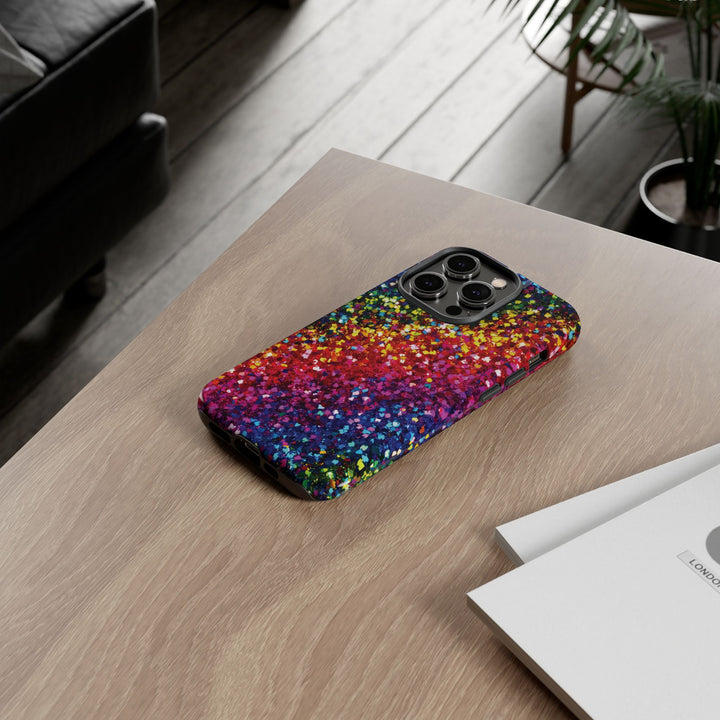 Premium Tough Muted Non - Glitter Color Composition Cute Phone Case, for IPhone 16 pro Max | Iphone 15, Iphone 14, 13, Samsung Galaxy S25, S24 - Studio40ParkLane