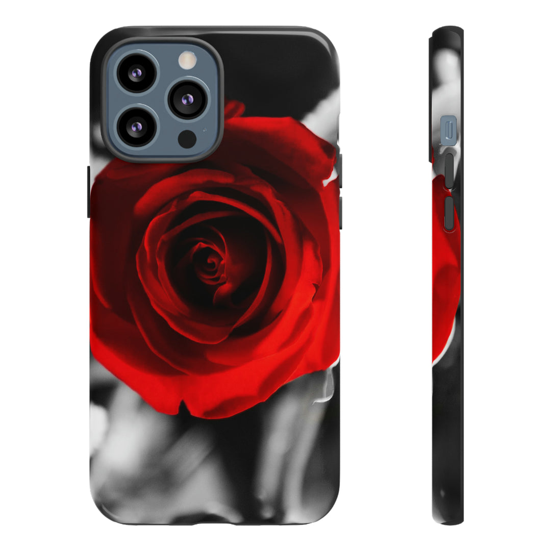 Cute IPhone Case | iPhone 15 Case | iPhone 15 Pro Max Case, Iphone 14 Case, Iphone 14 Pro Max Case IPhone Case for Art Lovers - Red Rose - Studio40ParkLane