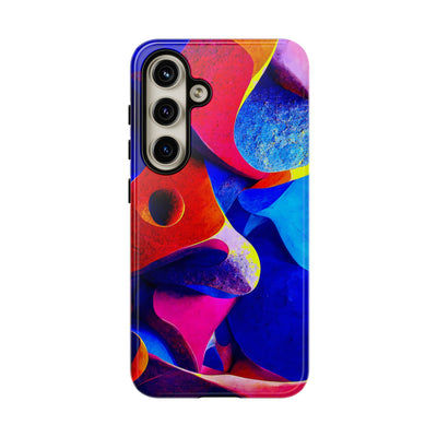 Impact Resistant, Abstract Shapes, Cute Phone Cases for Samsung S24, S23, S22, S21, IPhone 15 pro Iphone 14 pro Iphone 13 IPhone 12 Iphone 11