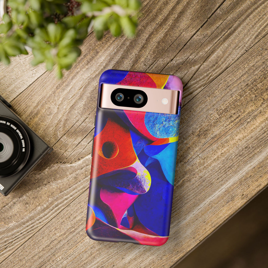 Impact Resistant, Abstract Shapes, Cute Phone Cases for Samsung S24, S23, S22, S21, IPhone 15 pro Iphone 14 pro Iphone 13 IPhone 12 Iphone 11 - Studio40ParkLane