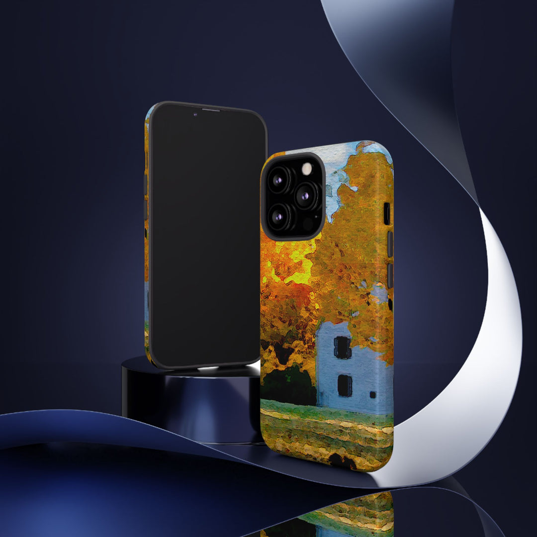 Impact Resistant, Fall Leaves Watercolor, Cute Phone Cases for Samsung S24, S23, S22, S21, IPhone 15 pro Iphone 14 pro Iphone 13 IPhone 12 Iphone 11 - Studio40ParkLane