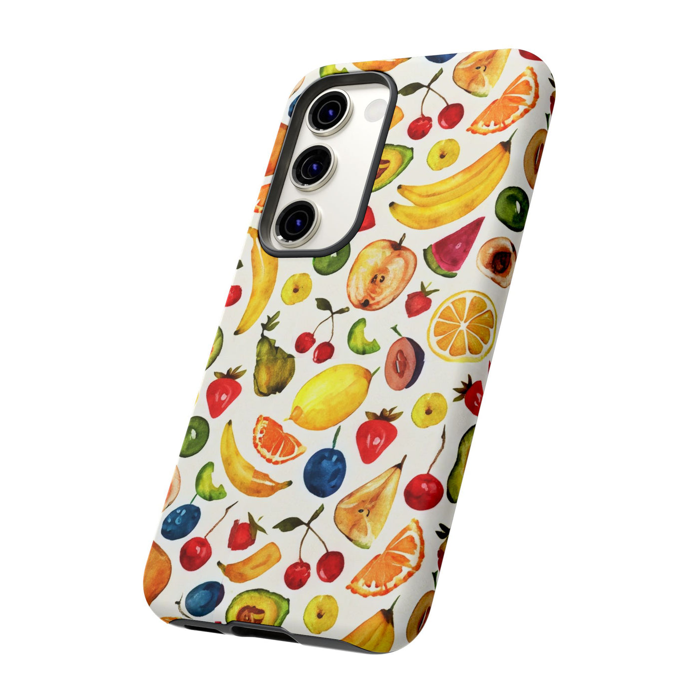 Impact Resistant, Mixed Fruits, Cute Phone Cases for Samsung S24, S23, S22, S21, IPhone 15 pro Iphone 14 pro Iphone 13 IPhone 12 Iphone 11