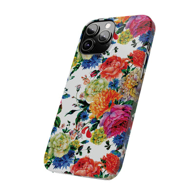 Slim Spring Flowers Gift for Her Cute Phone Cases for Iphone 16 Pro Max | iPhone 15 Case | iPhone 15 Pro Max Case, Iphone 14, 13, 12, 11, 10, 8, 7 - Studio40ParkLane