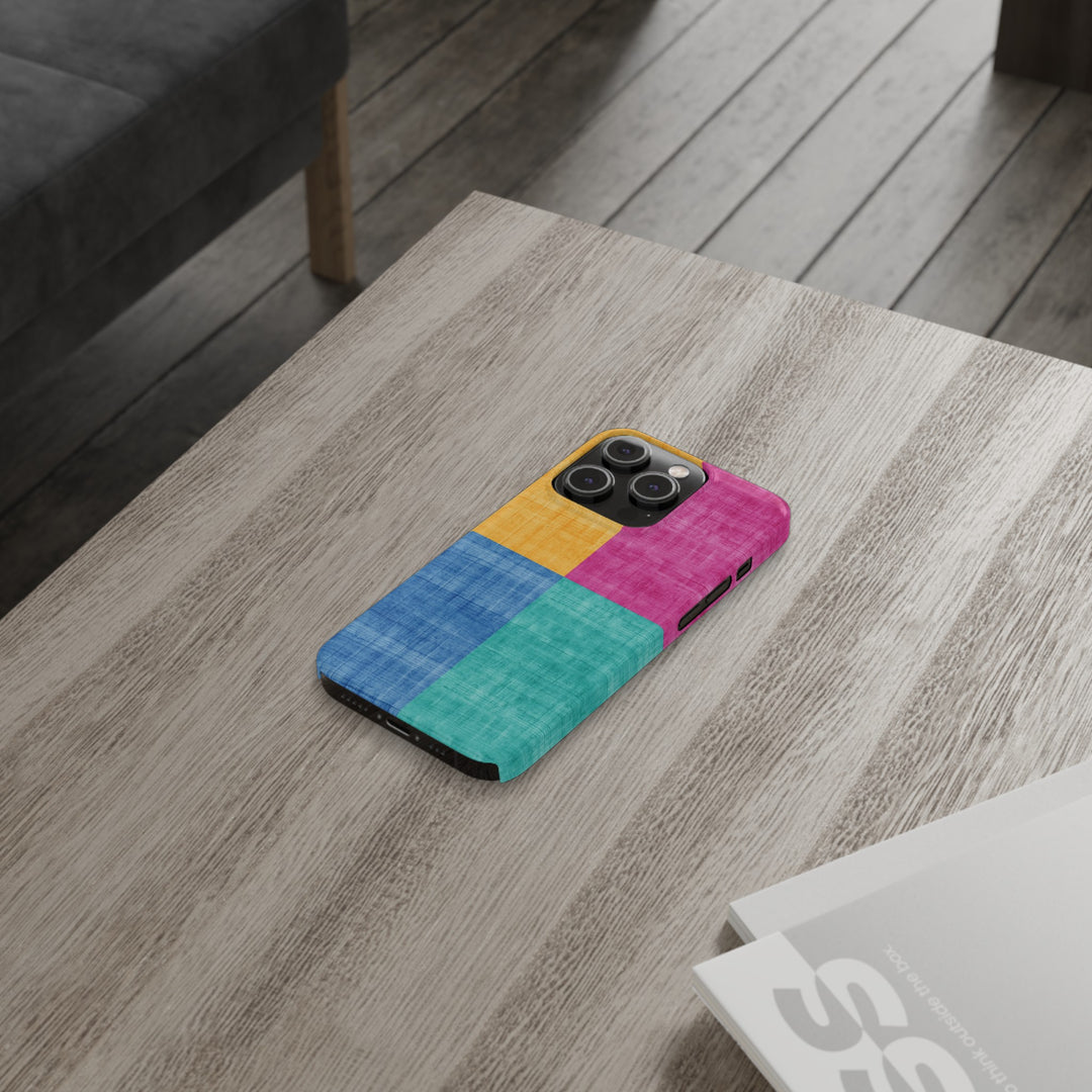 Slim Cute Phone Cases for Iphone | iPhone 15 Case | iPhone 15 Pro Max Case, Iphone 14, Iphone 14 Pro Max, Iphone 13, Abstract Color Blocks - Studio40ParkLane