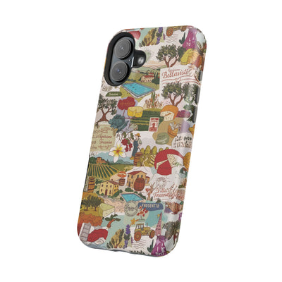 Italy Tuscany Coquette Collage Tough Magsafe Cute Phone Cases for Iphone | iPhone 17 Pro Max Case, Iphone 16, Iphone 15 14 13 12 11 10 9 - Studio40ParkLane