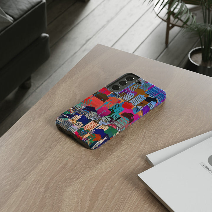 Cute Samsung Case | Cool Iphone Case | Summer City Skyline, Samsung S24, S23, S22, S21, IPhone 15 Case | Iphone 14 Case, Iphone 13 Case - Studio40ParkLane