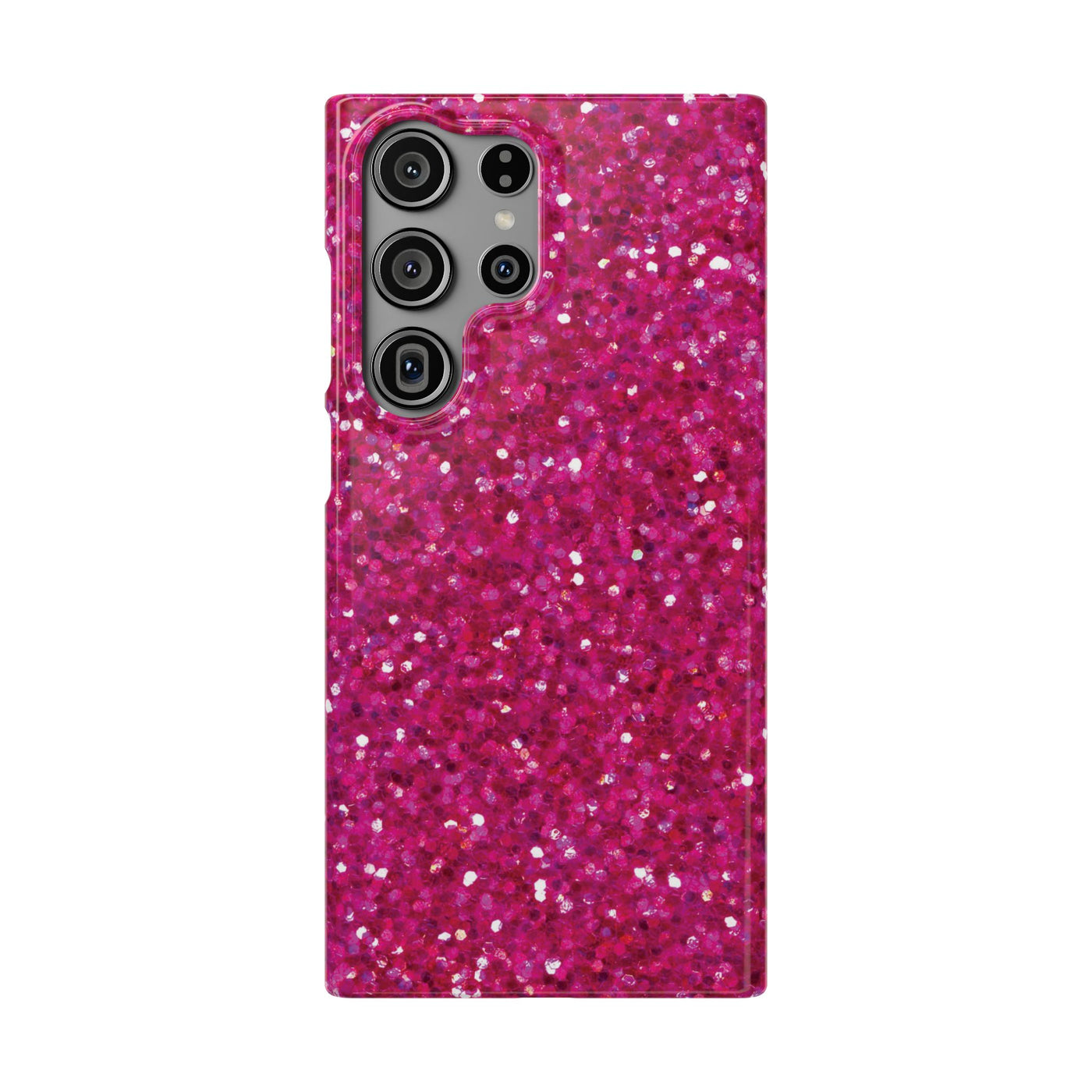 Snap Non-Glitter Muted Pink Play on "Faux" Glitter Effect Cute Phone Cases for Samsung and Iphone, 16, 15, 14, S24, S23, S22, S21, S20, Plus and Ultra