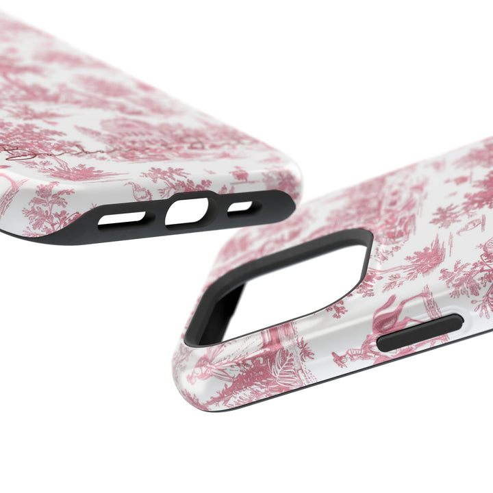 Magsafe French Toile Personalized Initial Custom Gift Cute Phone Cases for Iphone 16 Pro Max | iPhone 15, Pro Max Case, Iphone 14, 13, 12, 11, 10 - Studio40ParkLane