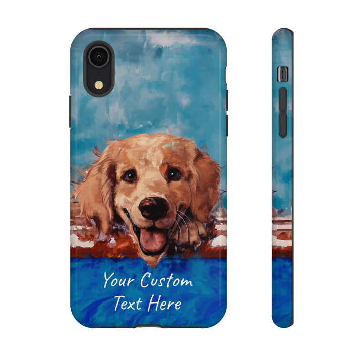 Personalize this Cute IPhone Case | Golden Retriever Dog iPhone Case, iPhone 15 Case | iPhone 15 Case, Iphone 14 Case, Iphone 14 Pro Max Case - Studio40ParkLane