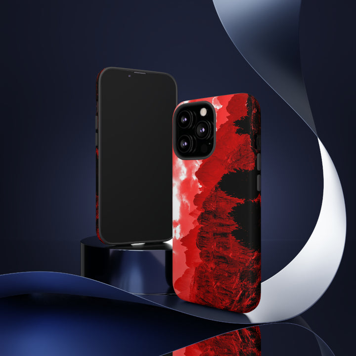 Cute IPhone Case | iPhone 15 Case | iPhone 15 Pro Max Case, Iphone 14 Case, Iphone 14 Pro Max Case IPhone Case for Art Lovers - Red Mountains - Studio40ParkLane