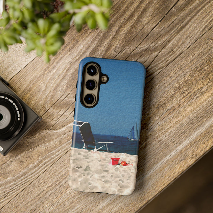 Cute Samsung Case | Cool Iphone Case | Summer Blue Beach Chair, Samsung S24, S23, S22, S21, IPhone 15 Case | Iphone 14 Case, Iphone 13 Case - Studio40ParkLane