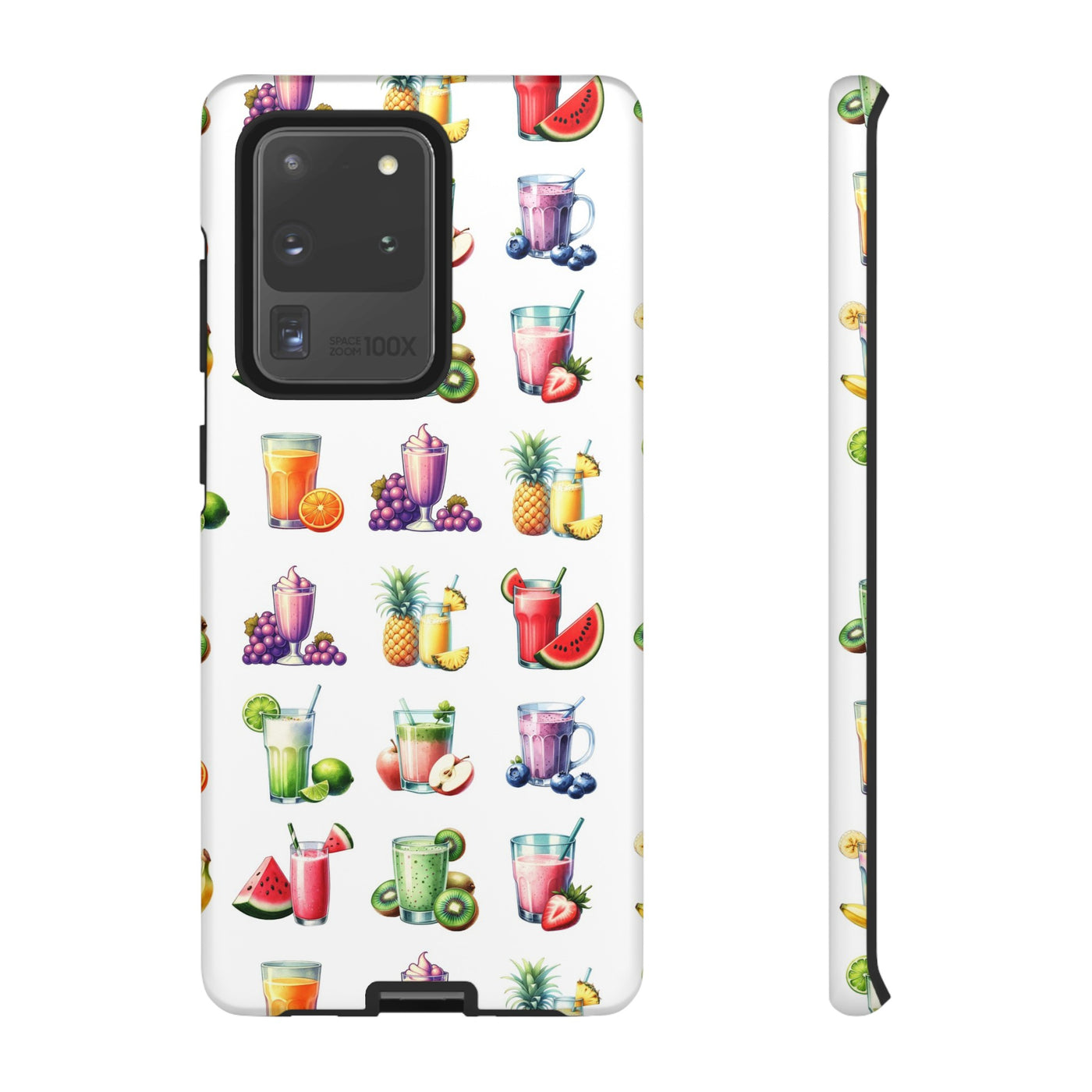 Cute Samsung Case | Cool Iphone Case | Tropical Summer Fruit Cocktail, Samsung S24, S23, S22, S21, IPhone 15 Case | Iphone 14 Case, Iphone 13 Case