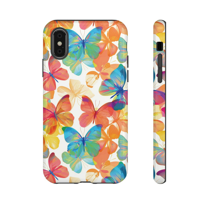 Cute Samsung Case | Cool Iphone Case | Summer Bright Butterflies, Samsung S24, S23, S22, S21, IPhone 15 Case | Iphone 14 Case, Iphone 13 Case - Studio40ParkLane