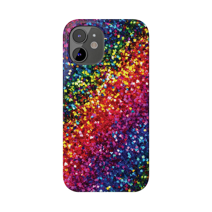 Slim Non - Glitter Muted Color Faux Play on Glitter Effect Gift for Her Cute Phone Cases for Iphone 16 Pro Max | iPhone 15 Case | iPhone 15 Pro Max Case, Iphone 14, Iphone 14 Pro Max, Iphone 13 12 11 8 7 - Studio40ParkLane