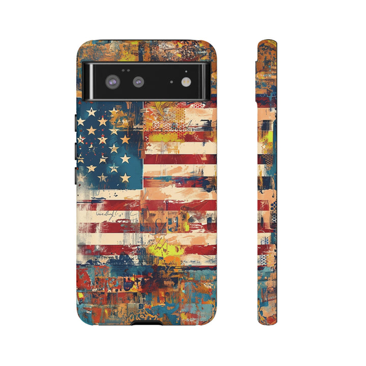 Impact Resistant, American Flag, Cute Phone Cases for Samsung S24, S23, S22, S21, IPhone 15 pro Iphone 14 pro Iphone 13 IPhone 12 Iphone 11 - Studio40ParkLane