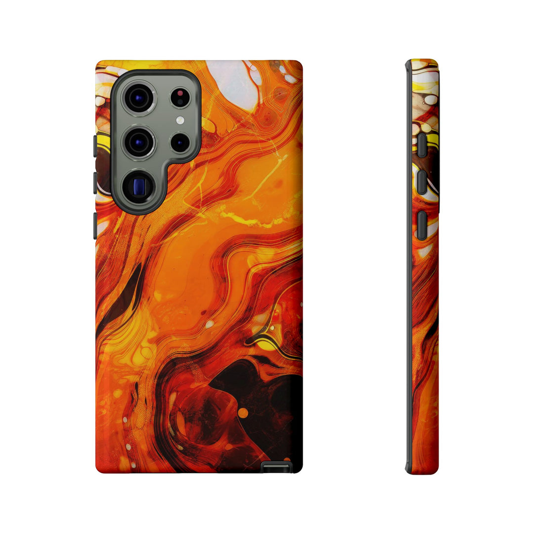 Impact Resistant, Fall Colors Marble, Cute Phone Cases for Samsung S24, S23, S22, S21, IPhone 15 pro Iphone 14 pro Iphone 13 IPhone 12 Iphone 11 - Studio40ParkLane