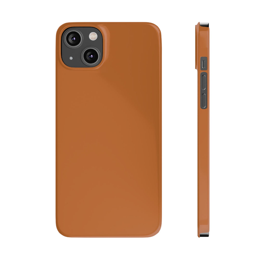Slim Red Rust Brown Gift for Her Aesthetic Cute Phone Case for Iphone 16 - | iPhone 15 Pro Max Case | iPhone 14 Case 13 12 11 10 9 8 7 - Studio40ParkLane