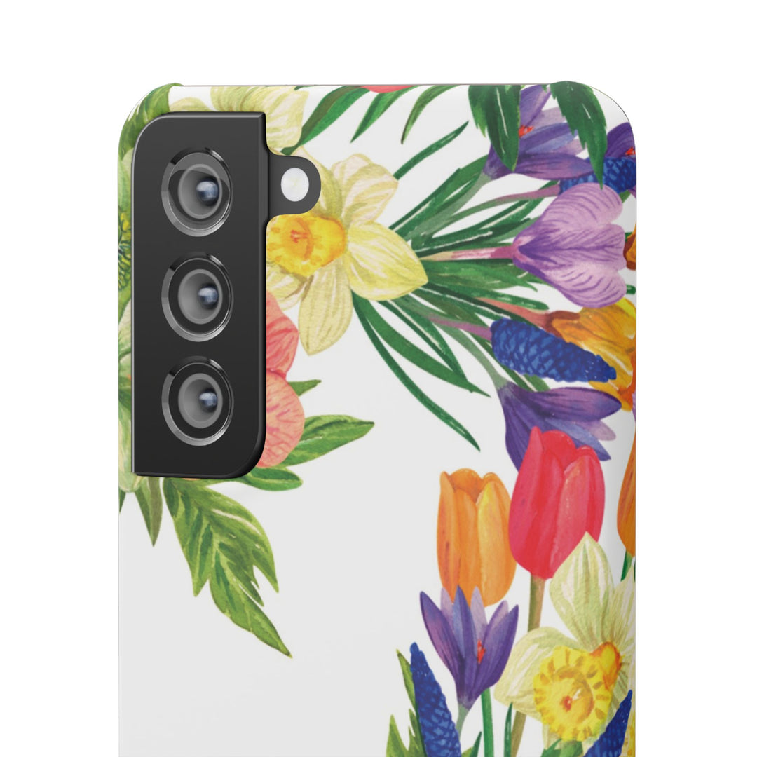 Sleek Snap Spring Summer Flowers Cute Phone Case for iPhone 16 15 14 13 12 11 X Xs Max Xr Pro Plus Samsung Galaxy S24 S23 S22 S21 S20 Ultra
