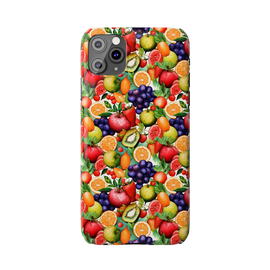 Slim Cute Phone Cases for Iphone | iPhone 15 Case | iPhone 15 Pro Max Case, Iphone 14, Iphone 14 Pro Max, Iphone 13, Summer Fruit Mix Selection - Studio40ParkLane