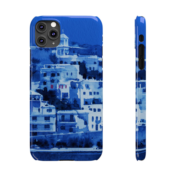 Slim Cute Phone Cases for Iphone | iPhone 15 Case | iPhone 15 Pro Max Case, Iphone 14, Iphone 14 Pro Max, Iphone 13, Greek Island Blue - Studio40ParkLane
