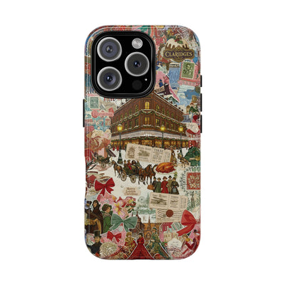 Aesthetic Tough London Coquette Collage Premium Phone Case - For iPhone 17 Pro Max iPhone 16 Pro iPhone 15 Iphone 14 Plus 13 Pro 12 11 10 XR - Studio40ParkLane