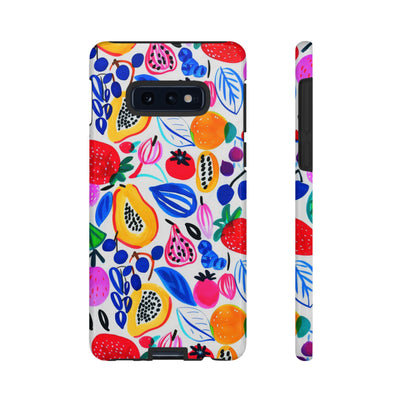 Cute Samsung Phone Case | Aesthetic Samsung Phone Case | Galaxy S23, S22, S21, S20 | Summer Fruit Cocktail, Protective Phone Case