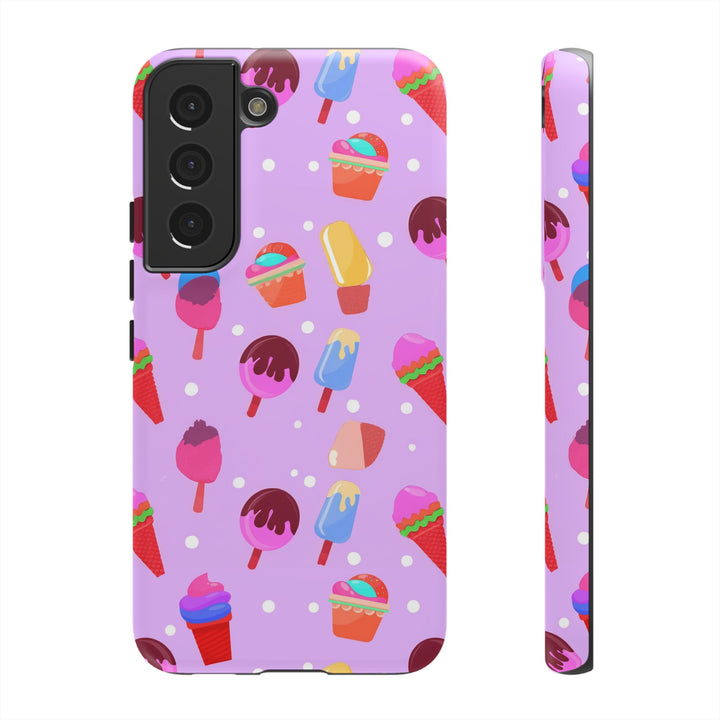 Cute Samsung Case | Cool Iphone Case | Summer Pink Ice - Cream, Samsung S24, S23, S22, S21, IPhone 15 Case | Iphone 14 Case, Iphone 13 Case - Studio40ParkLane