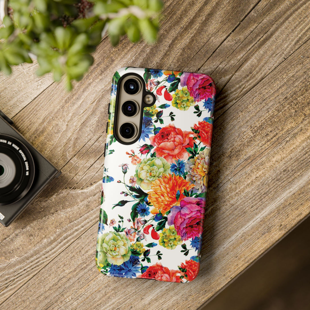 Premium Tough Spring Flowers Cute Phone Cases for Samsung S24, S23, S22, S21, S20, Plus and Ultra, Iphone 16 Pro Max,15, 14, 13, 12, 11, 10 - Studio40ParkLane