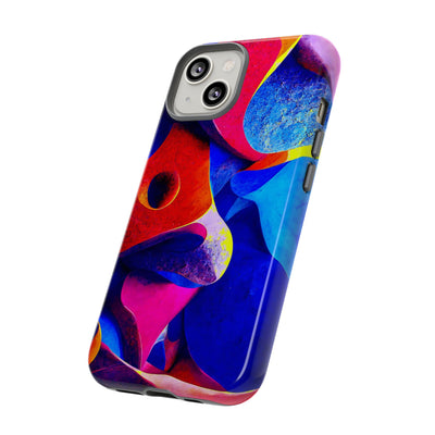 Impact Resistant, Abstract Shapes, Cute Phone Cases for Samsung S24, S23, S22, S21, IPhone 15 pro Iphone 14 pro Iphone 13 IPhone 12 Iphone 11