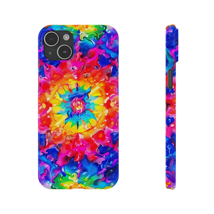 Slim Tie Dye Faux Glitter Gift for Her Cute Phone Cases for Iphone 16 Pro Max | iPhone 15 Case | iPhone 15 Pro Max Case, Iphone 14, Iphone 14 Pro Max, Iphone 13 12 11 8 7 - Studio40ParkLane
