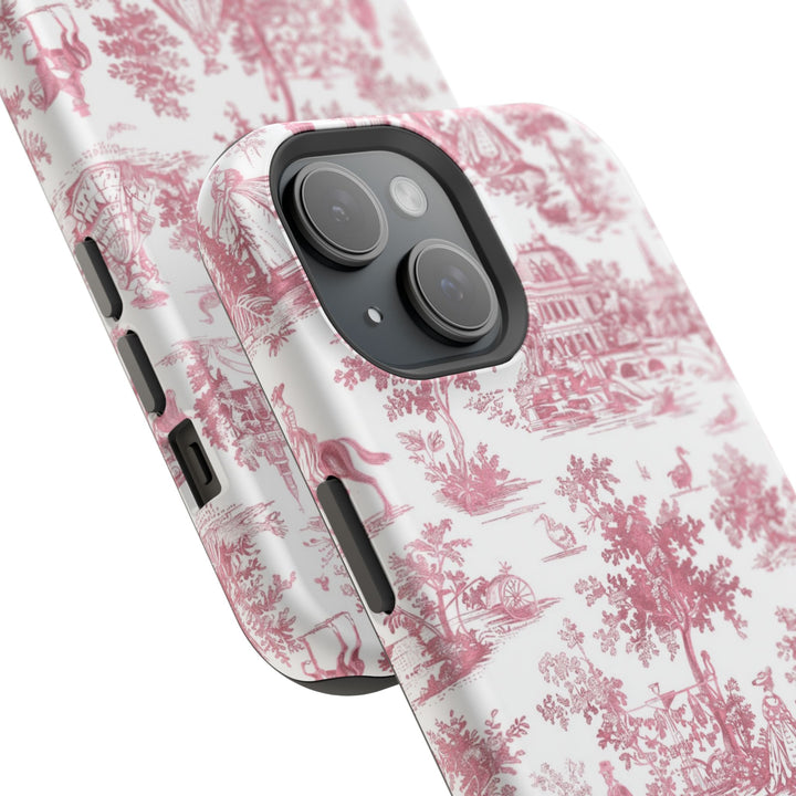 Magsafe French Toile Personalized Initial Custom Gift Cute Phone Cases for Iphone 16 Pro Max | iPhone 15, Pro Max Case, Iphone 14, 13, 12, 11, 10 - Studio40ParkLane