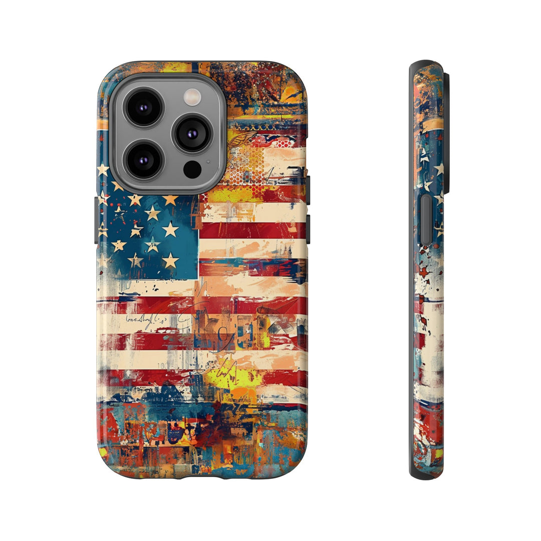 Impact Resistant, American Flag, Cute Phone Cases for Samsung S24, S23, S22, S21, IPhone 15 pro Iphone 14 pro Iphone 13 IPhone 12 Iphone 11 - Studio40ParkLane