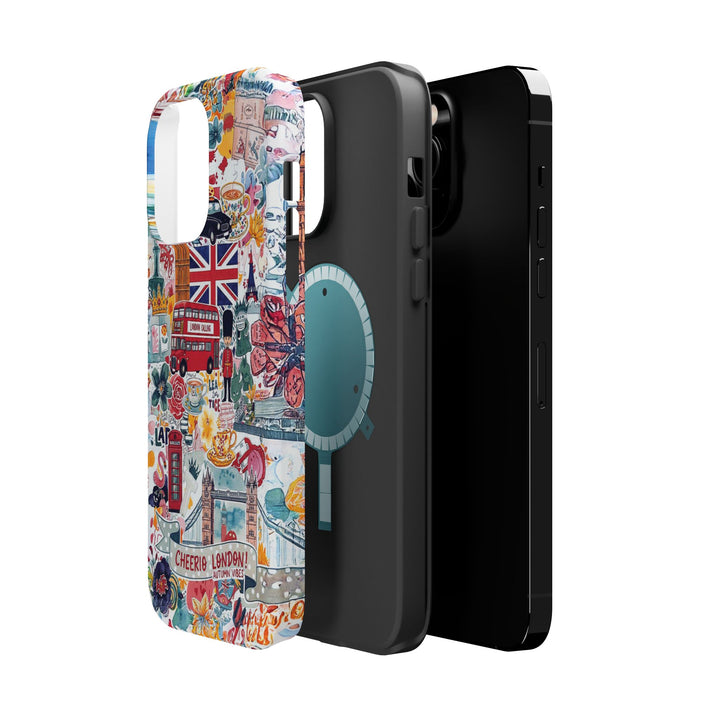 London England Coquette Collage Tough Magsafe Cute Phone Cases for Iphone | iPhone 17 Pro Max Case, Iphone 16, Iphone 15 14 13 12 11 10 9 - Studio40ParkLane