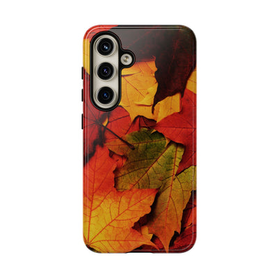 Autumn Fall Leaves Gift Cute Phone Case for, Samsung Galaxy S24, S23, S22, S21, IPhone 16 Case | Iphone 15, Iphone 14, IPhone 13 Case Mom Dad Gift