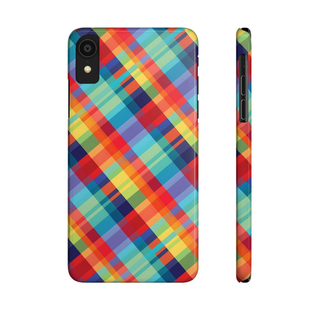 Slim Checkered Plaid Gift for Her Cute Phone Cases for Iphone 16 Pro Max | iPhone 15 Case | iPhone 15 Pro Max Case, Iphone 14, 13, 12, 11, 10, 8, 7 - Studio40ParkLane