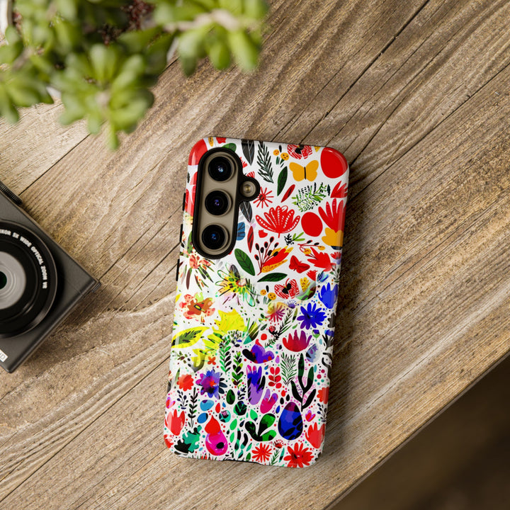 Impact Resistant, Colored Flowers, Cute Phone Cases for Samsung S24, S23, S22, S21, IPhone 15 pro Iphone 14 pro Iphone 13 IPhone 12 Iphone 11 - Studio40ParkLane