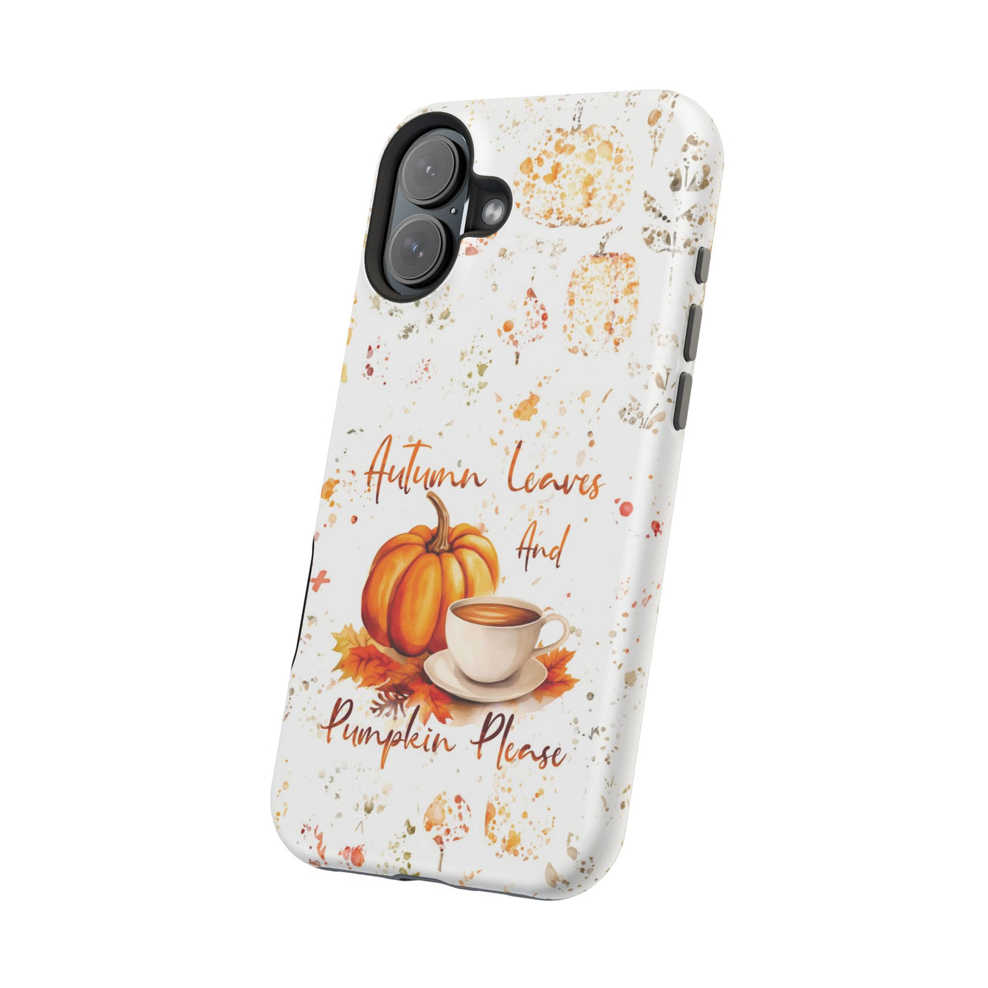 Fall Leaves Pumpkins Tough Magsafe Cute Phone Cases for Iphone | iPhone 15 Case | iPhone 15 Pro Max Case, Iphone 14, Iphone 14 13 12 11 10 9 8 7 - Studio40ParkLane