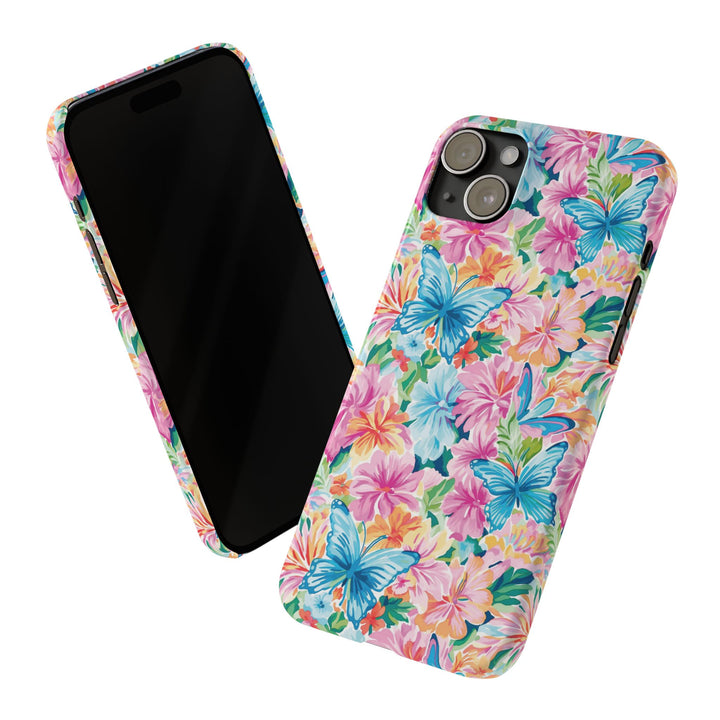 Slim Butterflies Flowers Gift for Her Cute Phone Cases for Iphone 16 Pro Max | iPhone 15 Case | iPhone 15 Pro Max Case, Iphone 14, 13, 12, 11, 10, 8, 7 - Studio40ParkLane